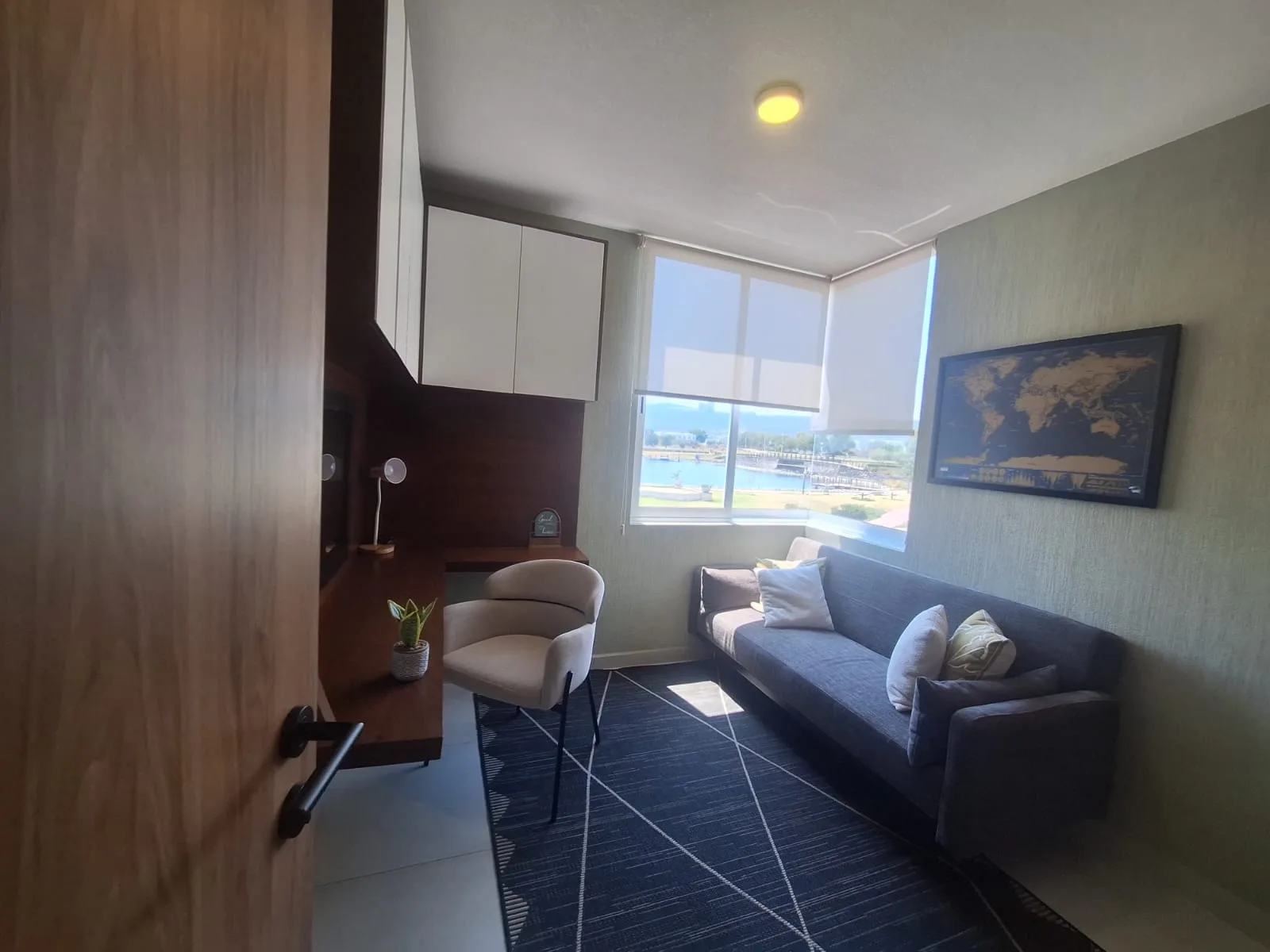 Terraza y walking closet