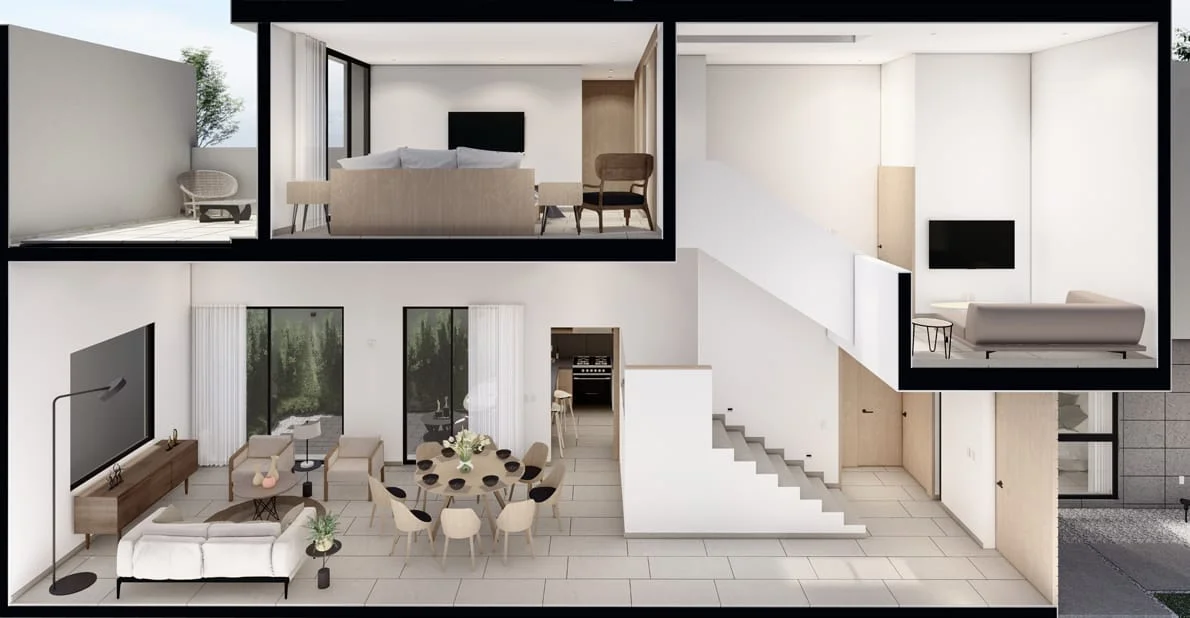 Altos Juriquilla. Estudio, sonido ambiente y cocina equipada