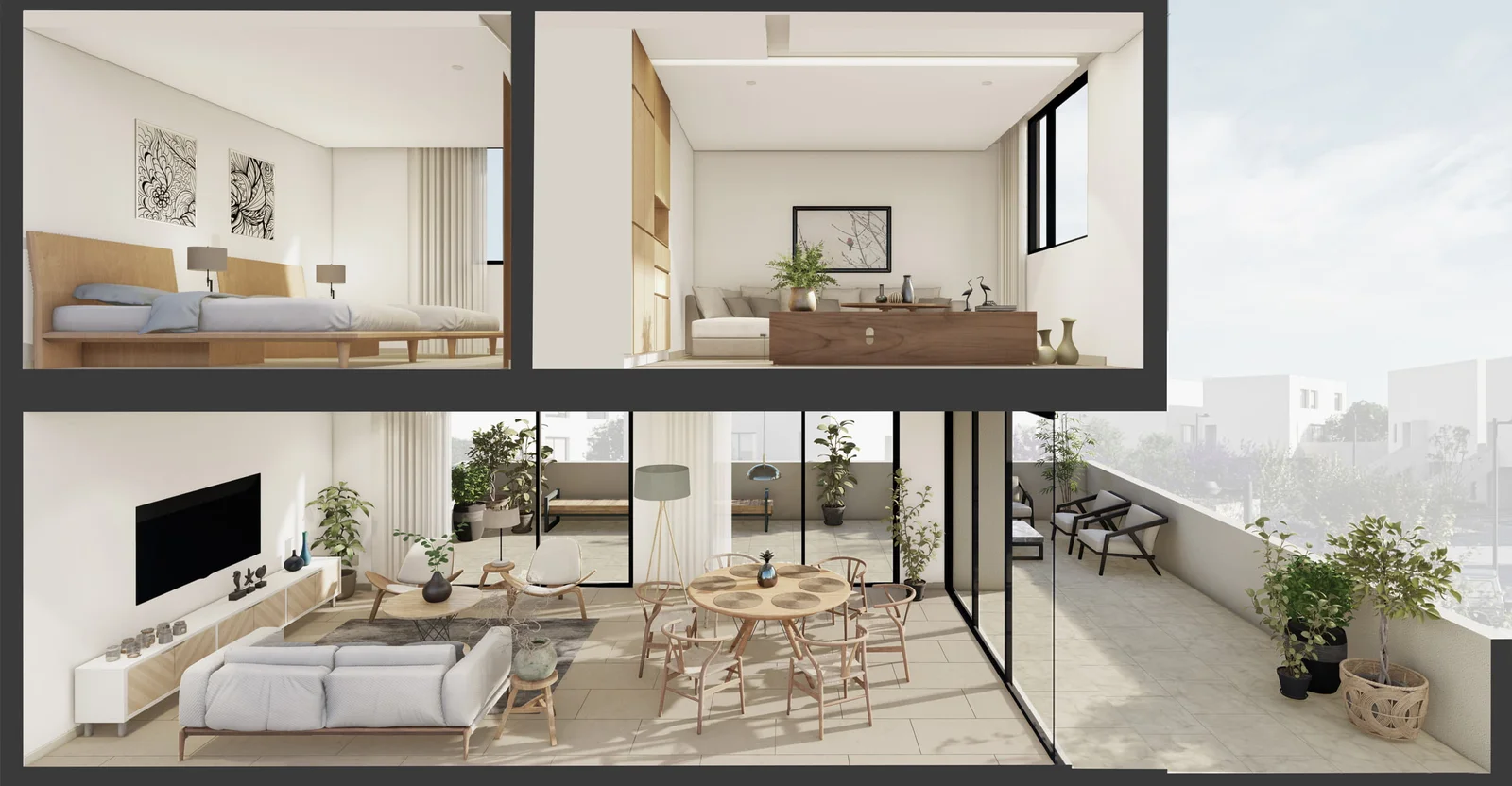 Altos Juriquilla. Sonido ambiente, cocina equipada, área de lavado interior y terraza